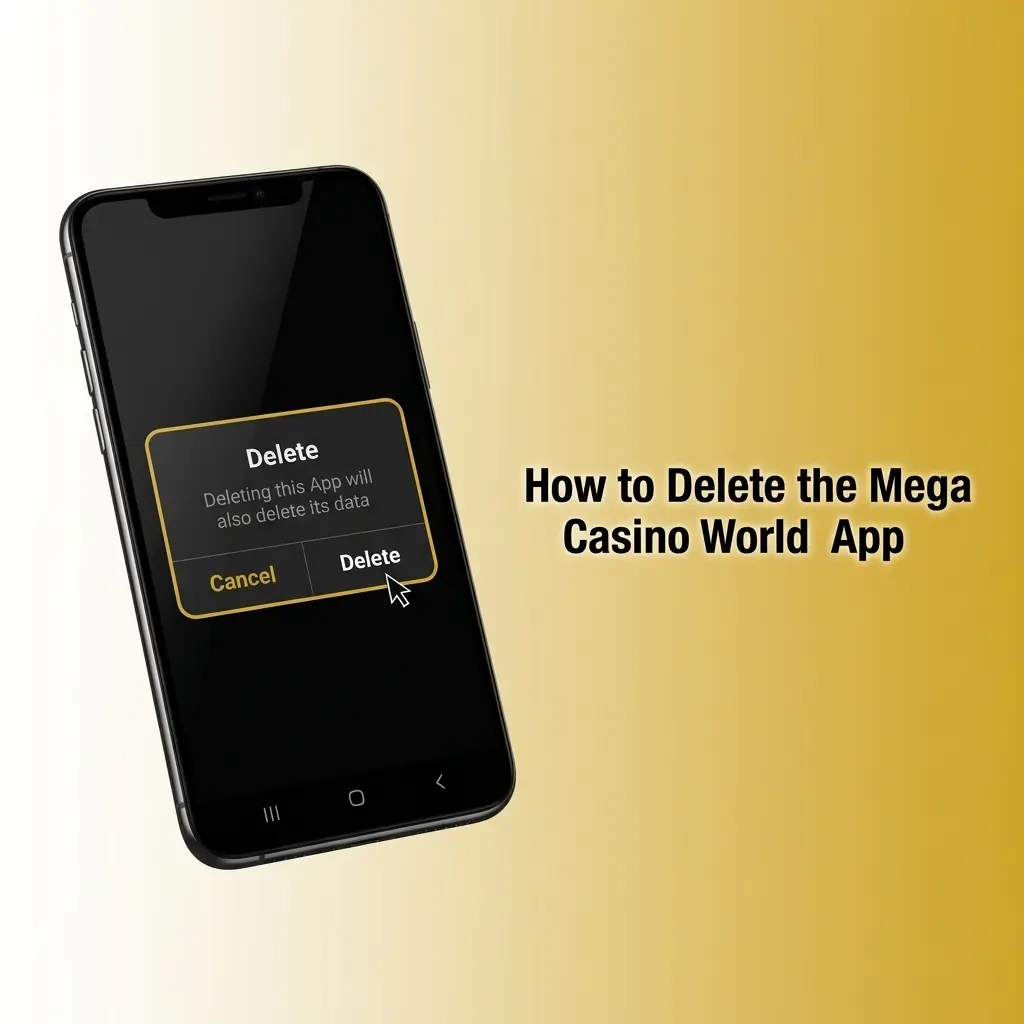 Step-by-step guide to deleting the Mega Casino World app on Android and iOS devices