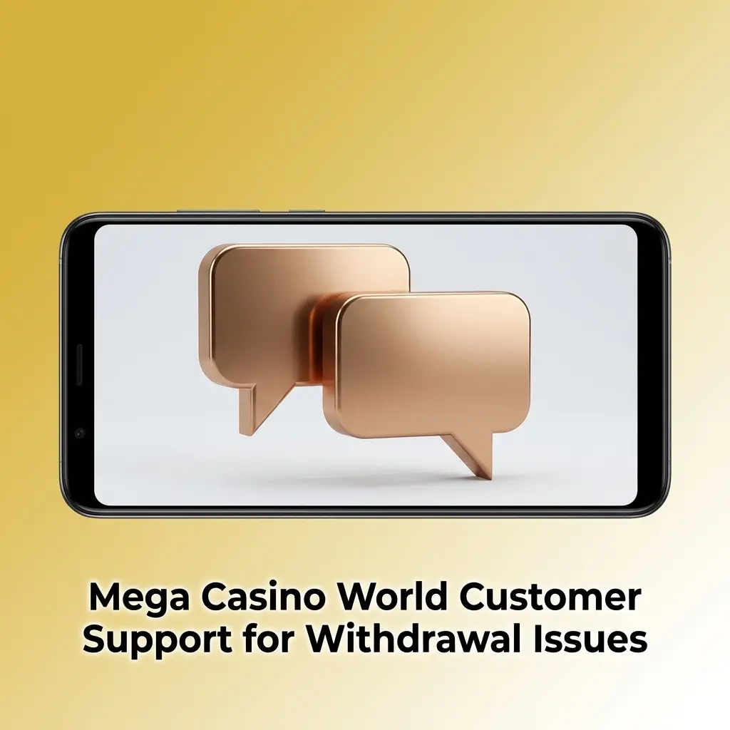 Mega Casino World customer support channels for withdrawal issues including live chat, email, Telegram and WhatsApp