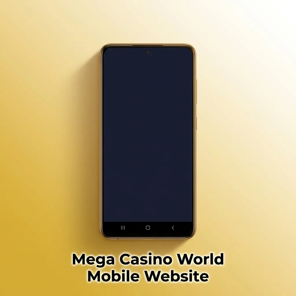 Mega Casino World mobile website interface showing responsive design for Bangladesh players on smartphone browser