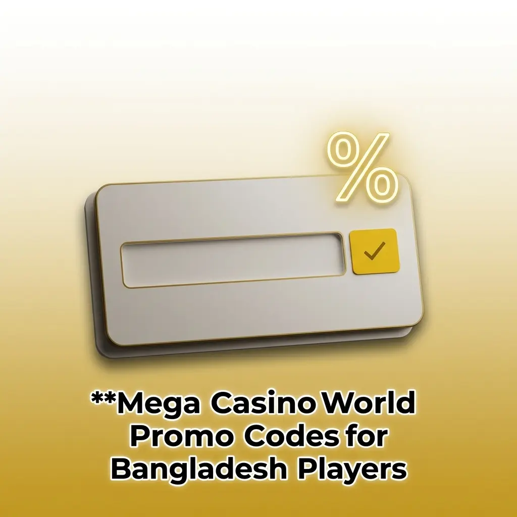 Mega Casino World promo codes for Bangladesh players offering deposit bonuses and free spins up to 10,000 BDT