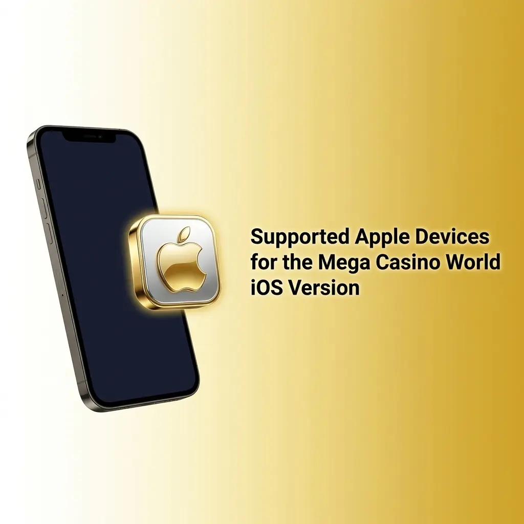 Apple iPhones supporting Mega Casino World iOS PWA, from iPhone XR to iPhone 15 Pro Max, requiring iOS 13.0 or higher